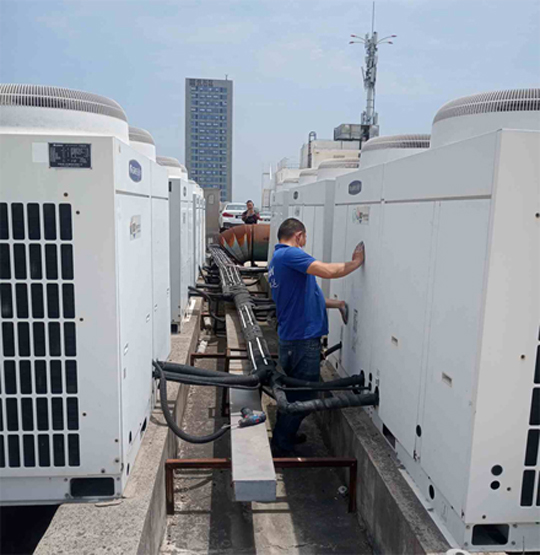 民乐中央空调制热和不制冷系统维修方法